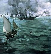 Edouard Manet The Battle of the Kearsarge and the Alabama oil painting artist